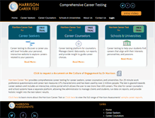 Tablet Screenshot of harrisoncareerguide.com